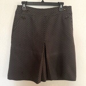 Ann Taylor Women’s Blue/Brown Woven Skirt